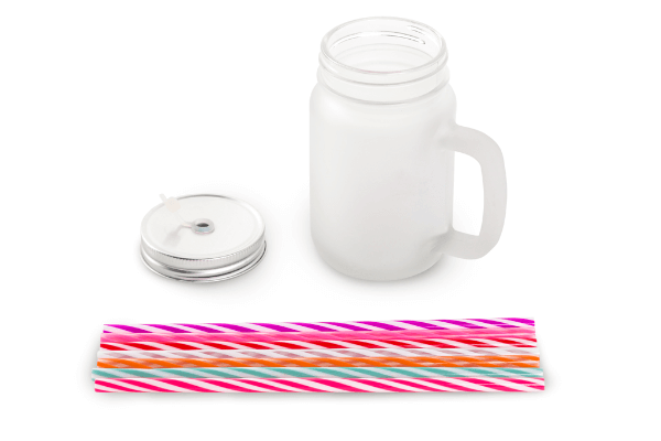 Matná Sklenice s Ouškem | Dárek s Vlastním Potiskem 