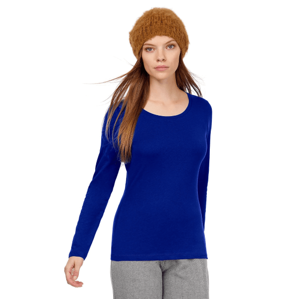 Potisk na Dámské Tričko s Dlouhým Rukávem | B&C Inspire