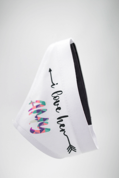 Vlastní potisk na Šátek pro Psa na Suchý Zips 38 - 45 cm