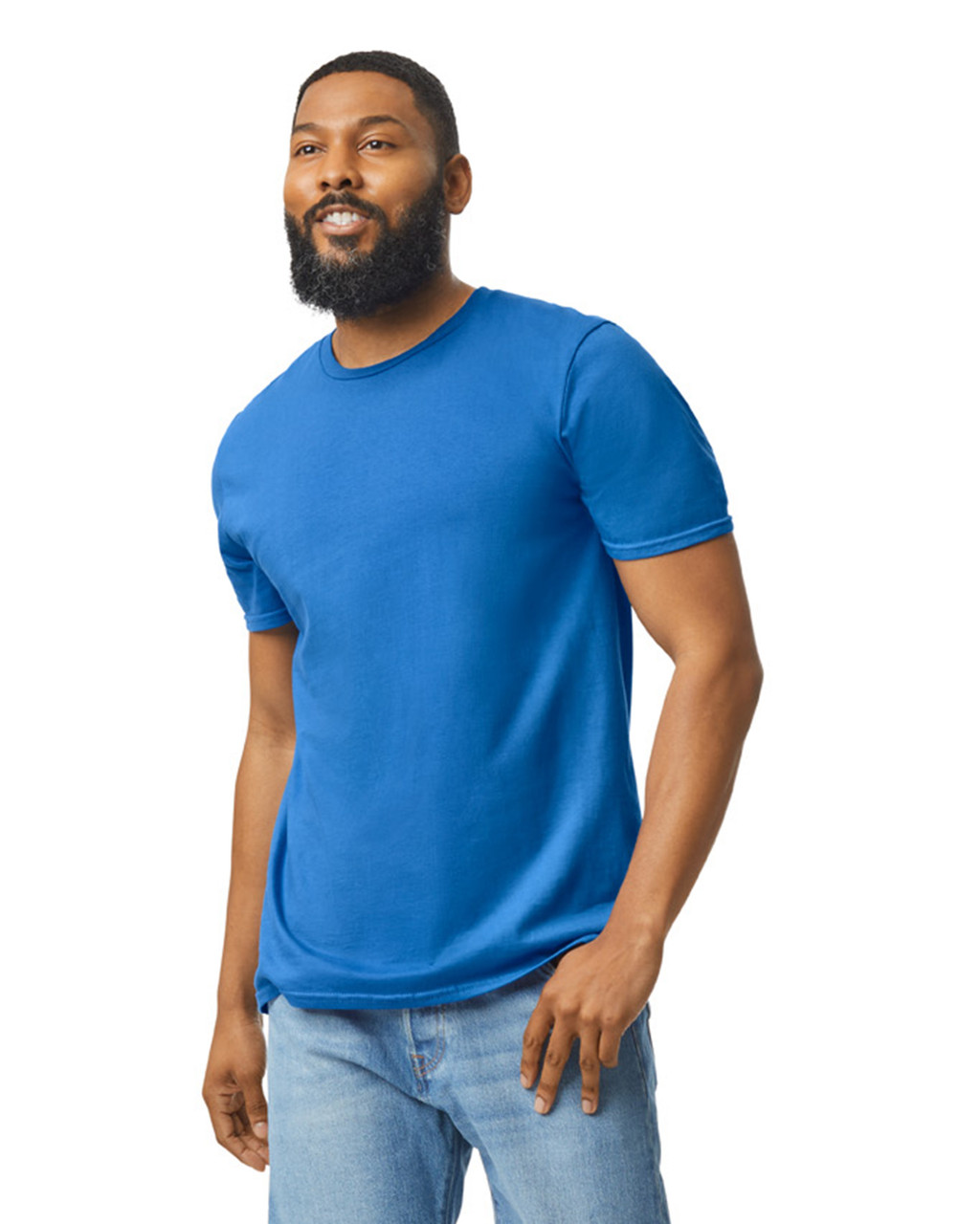 Potisk na Bavlněné Pánské Tričko zn. Gildan Kulatý Výstřih