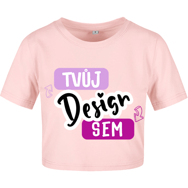 Potisk na Dámské Crop-Top Tričko se Zkrácenou Délkou BYB - puppynator.cz