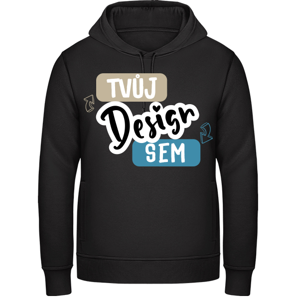 Klasická Pánská Mikina s Kapucí a Vlastním Potiskem - puppynator.cz