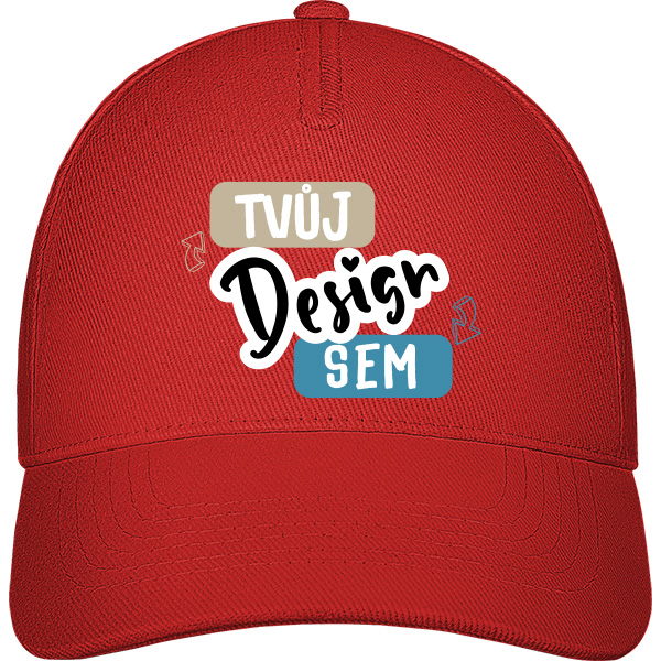 5 Panel Kšiltovka s Potiskem Online na puppynator.cz