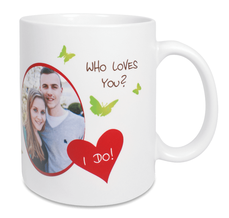 Bílý FotoHrnek s Vlastním Potiskem | Vyrob Hrnek Online