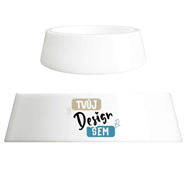 Plastová Miska pro Psa i Kočku - Vlastní Potisk na puppynator.cz