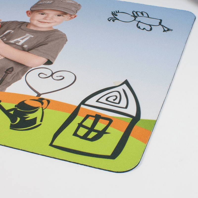 Potisk na podložku pod myš