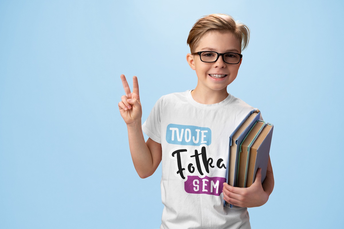 Absolventské tričko s fotkou a nápisem - puppynator.cz