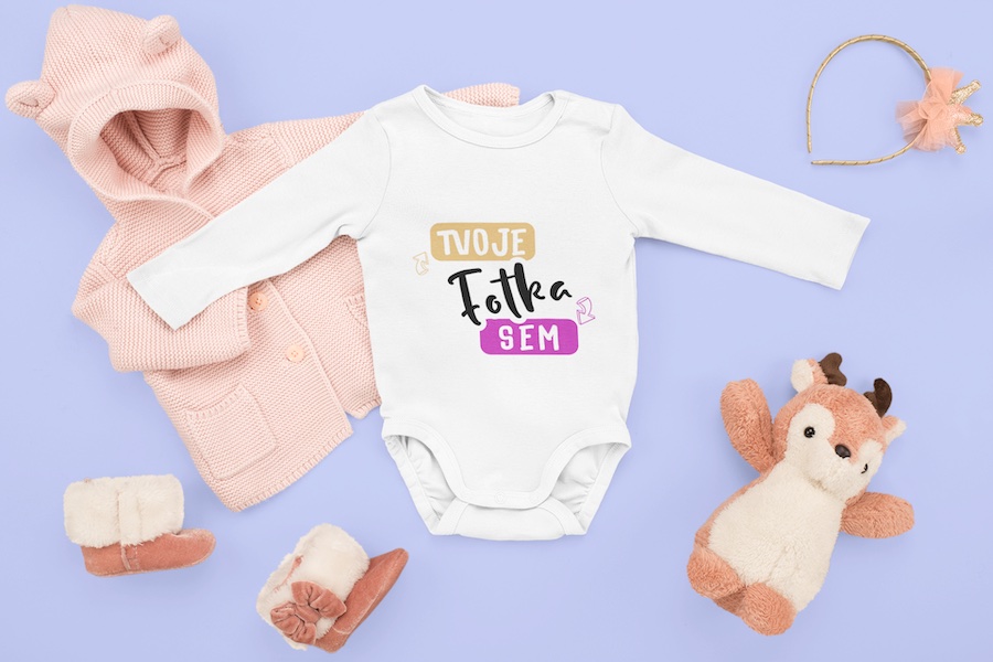 Body z biobavlny s dlouhým rukávem puppynator.cz