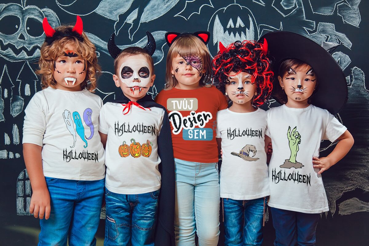 Dětská Halloweenská trička s vlastním potiskem - puppynator.cz