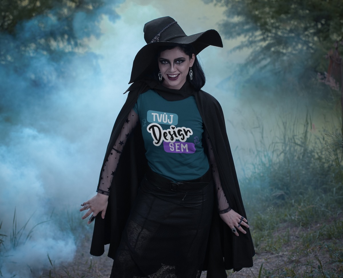Halloweenské dámské tričko - puppynator.cz