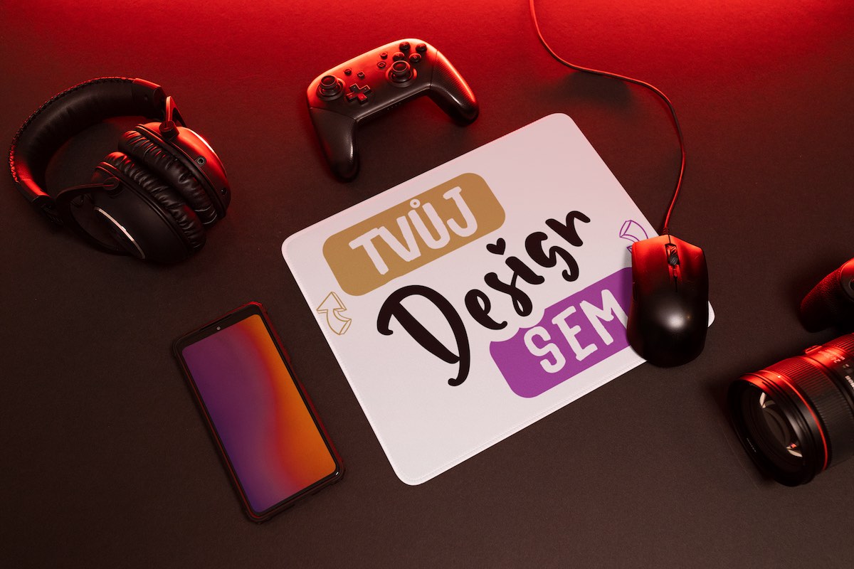 Herní podložka pod myš s potiskem - puppynator.cz