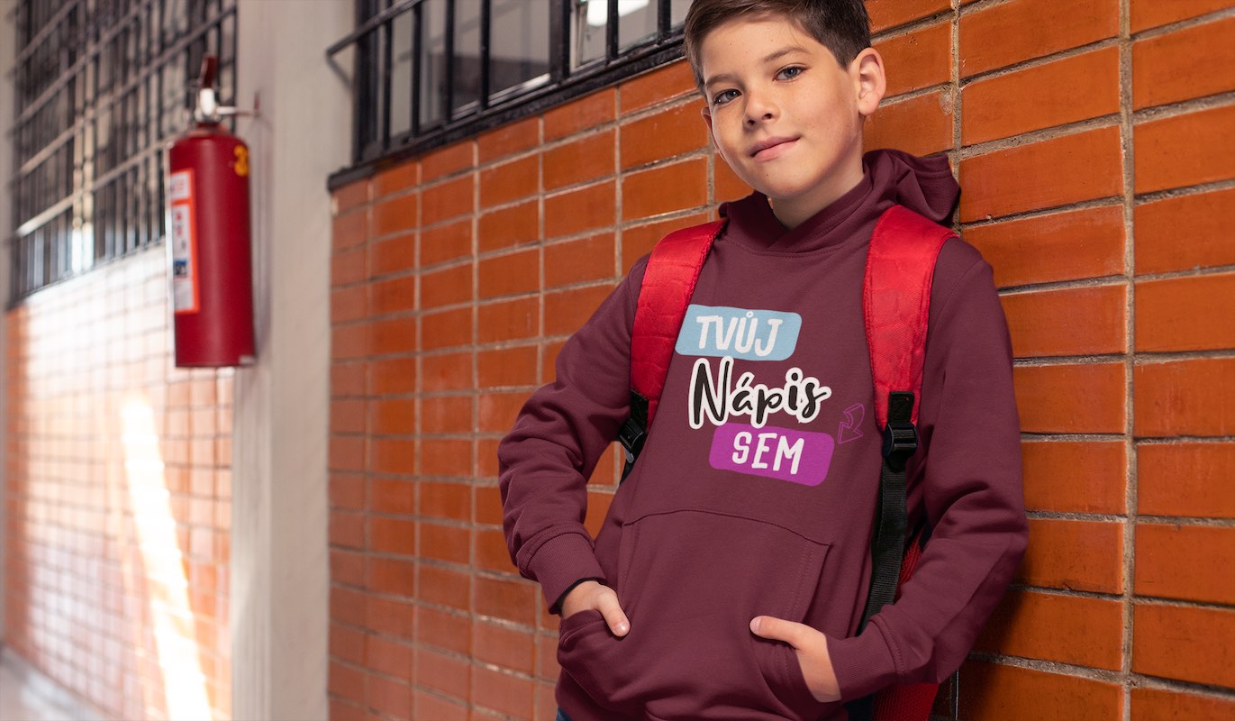 Mikina pro deváťáky s nápisem - puppynator.cz