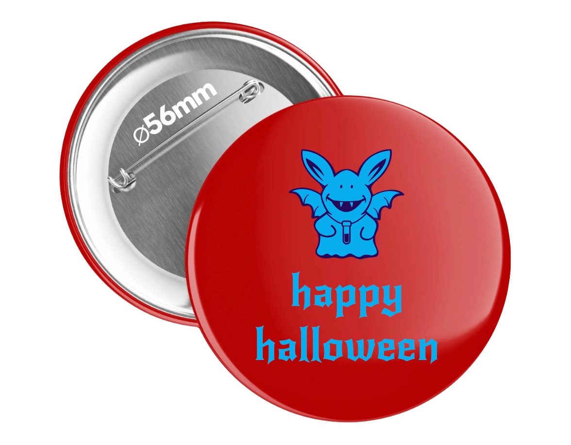 Potisk na odznaky s tématem Halloween - puppynator.cz