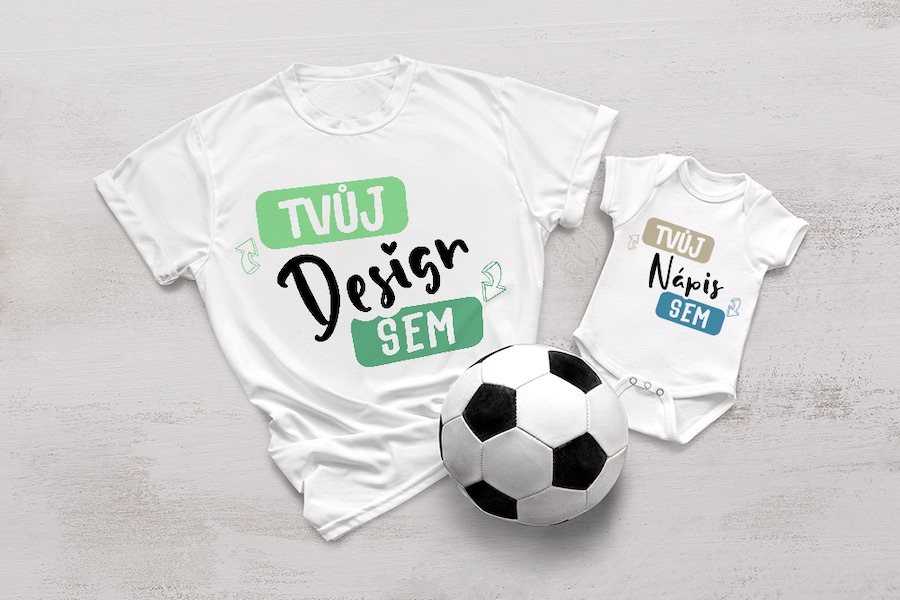 Dětské body se sportovním motivem na puppynator.cz