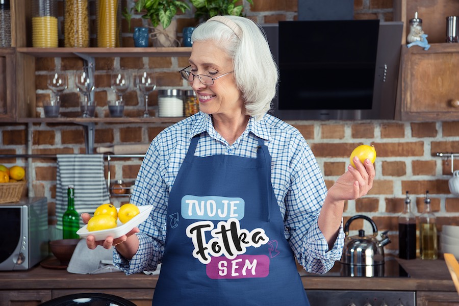 Praktický dárek – potisk na zástěru na puppynator.cz