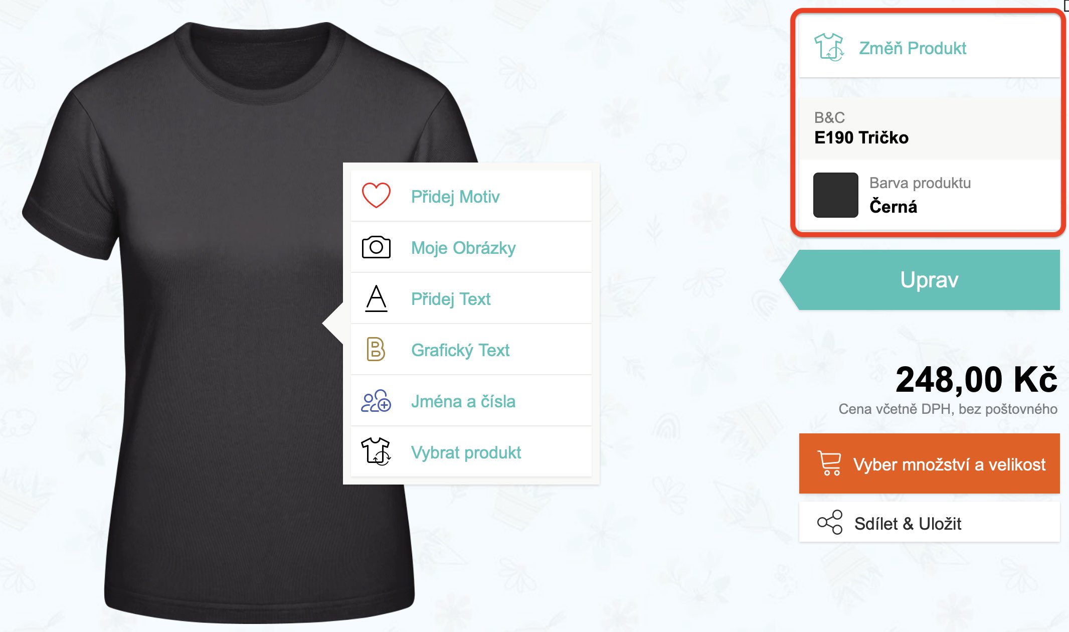 Jak si vyberu barvu a střih trička?