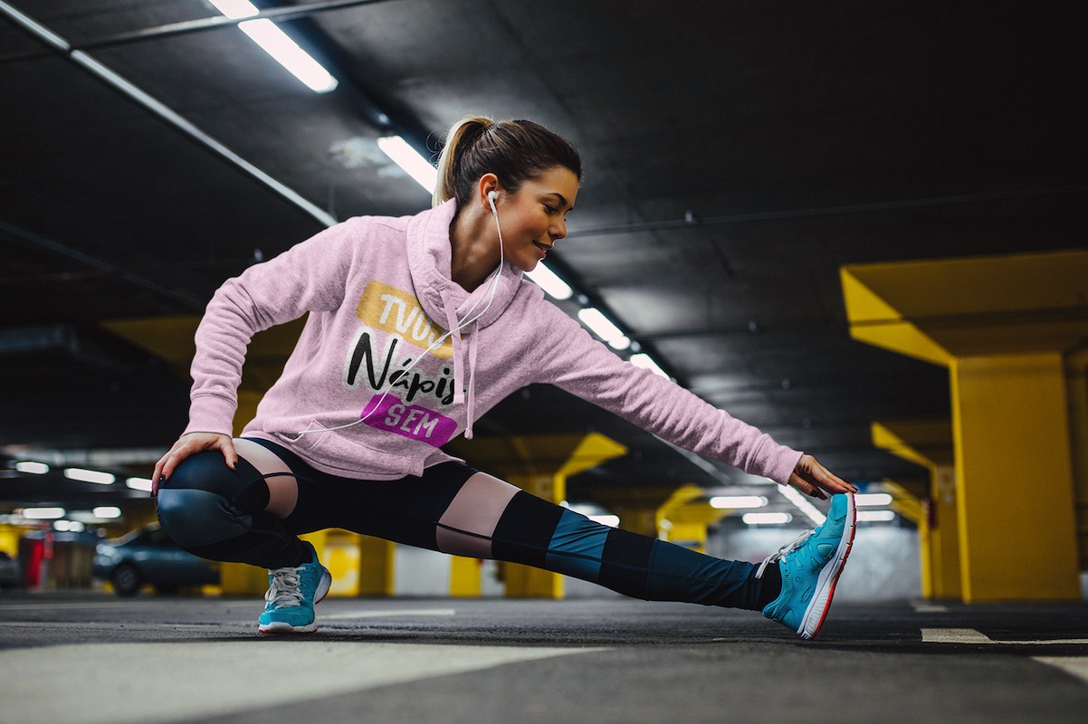 Dámská mikina s vlastním nápisem či sportovní mikiny - puppynator.cz