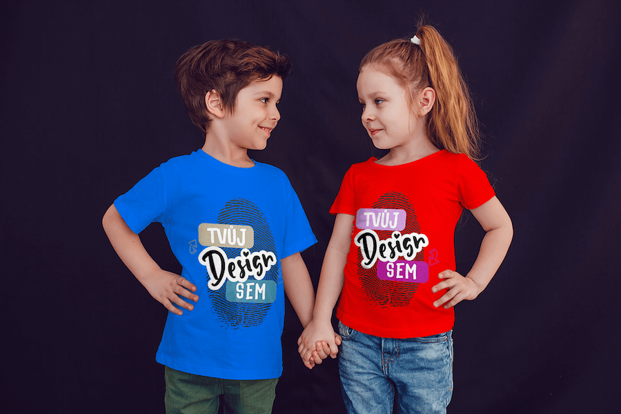 Dětská nejlevnější trička s potiskem se slevou - puppynator.cz