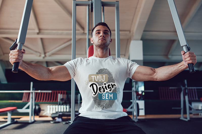 Pánská trička na sport vlastní potisk - puppynator.cz