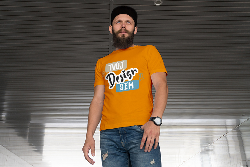 Pánská casual trička s vlastním potiskem - puppynator.cz