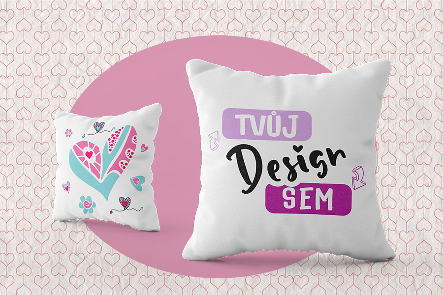 Polštář se jménem, polštář potisk nápisu - puppynator.cz