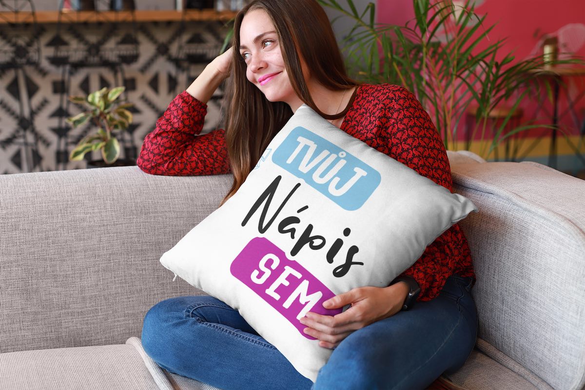 Polštář s vlastním nápisem - puppynator.cz