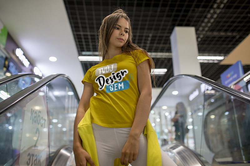 Vlastní dámská trička móda s potiskem - puppynator.cz