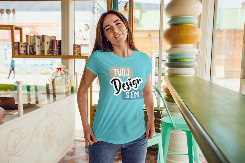 Potisk na tričko pro dámy do zaměstnání – Firemní trička - puppynator.cz